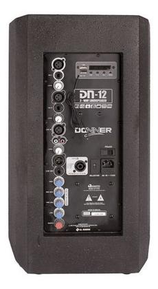 Imagem de Caixa Ativa Donner Dn12a 12  E Titanium Prof 280w Rms Bt Fm 