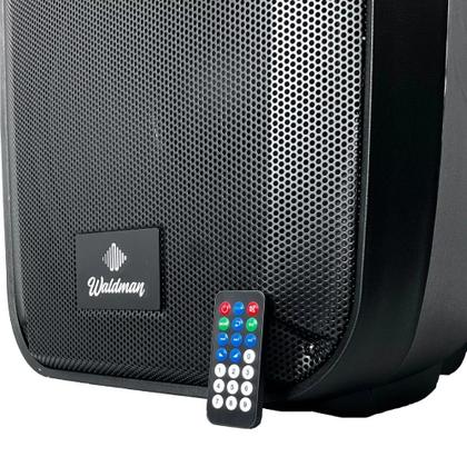 Caixa Ativa Waldman 15" Partycab PTY-700 USB / FM / Bluetooth - 175w RMS Imagem de Caixa Ativa Waldman 15" Partycab PTY-700 USB / FM / Bluetooth - 175w RMS