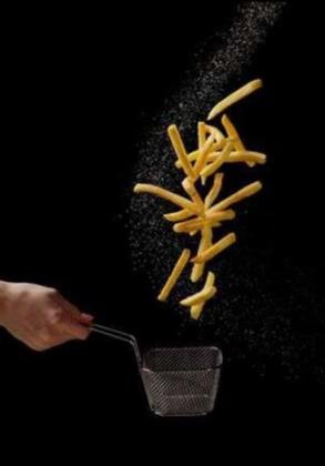 Imagem de Caixa batata frita Black c/50 unid. -  fritas, churros, pastéis (16067)