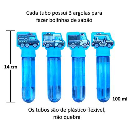 Imagem de Caixa Bolha de Sabão 24 Meninos Festa Atacado Lembrancinha