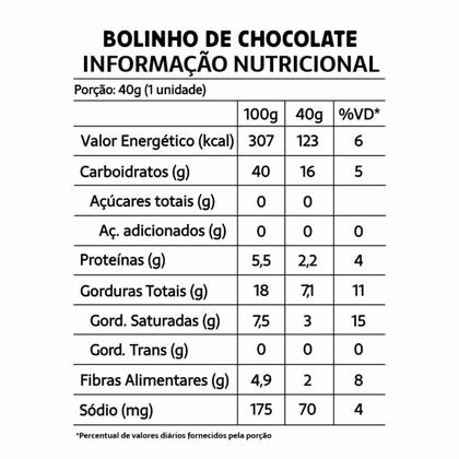 Imagem de Caixa Bolinho Fit Chocolate Double Be Free Zero Belive - 10 Unidades 40g