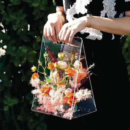 Imagem de Caixa/bolsa de acrilico cristal