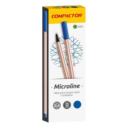 Imagem de Caixa C/12 Unidades Caneta Microline Ultra Fina Compactor