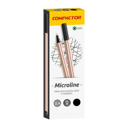 Imagem de Caixa C/12 Unidades Caneta Microline Ultra Fina Compactor