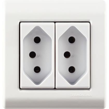 Imagem de Caixa C/2 Tomadas 2P+T 10A/250V Tramontina