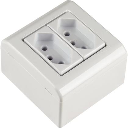 Imagem de Caixa C/2 Tomadas 2P+T 10A/250V Tramontina