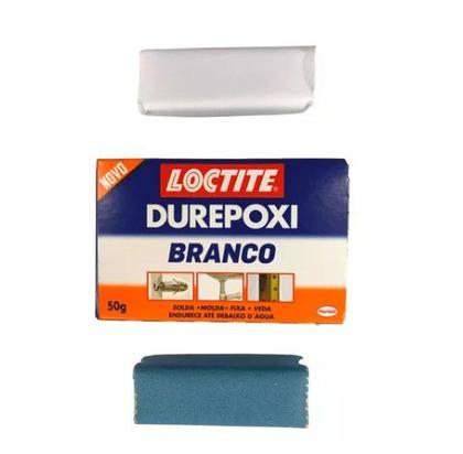 Imagem de Caixa c/ 24 -Durepóxi Branco Epóxi Massa Loctite 50g
