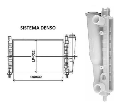 Imagem de Caixa C/ Reservatório Radiador Fiat Uno 87 Á 09 Sist. Denso