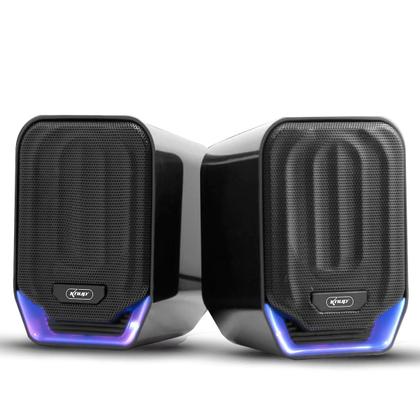 Imagem de Caixa Caixinha de Som Gamer Pc Computador Led Potente 12W