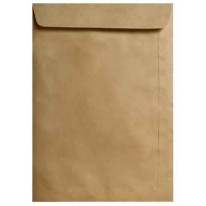 Caixa com 100 Envelopes A4 Saco Kraft Pardo 24x34cm de 80 Gramas Espessura Tilibra Imagem de Caixa com 100 Envelopes A4 Saco Kraft Pardo 24x34cm de 80 Gramas Espessura Tilibra