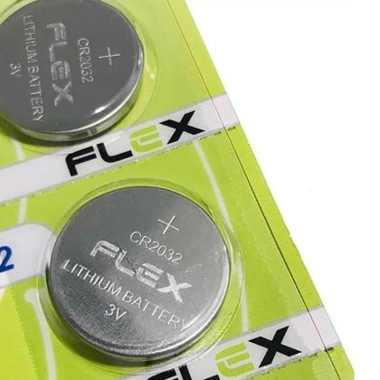 Imagem de Caixa com 100 unidades de bateria pilha botão controle CR2032