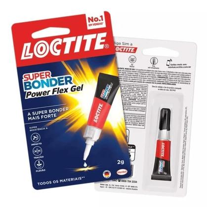 Imagem de Caixa com 24- Loctite Super Bonder Flexivel 2g
