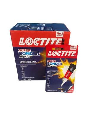 Imagem de Caixa com 24- Loctite Super Bonder Flexivel 2g