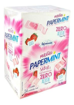 Imagem de Caixa com 24 Unidades PaperMint Lâminas Refrescante Sem Açúcar paper mint