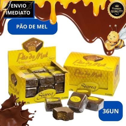 Imagem de Caixa Com 36 Pães De Mel De Chocolate - Premium