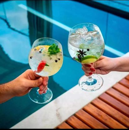 Imagem de Caixa com 6 taças para Gin 600ml vidro