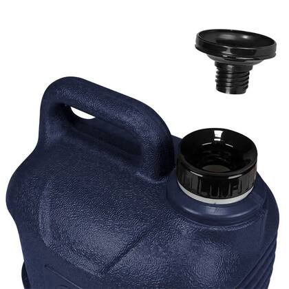 Imagem de Caixa Cooler Térmico Azul 20L Cabe 26 Lata + Garrafão 5L Quente Frio Termolar