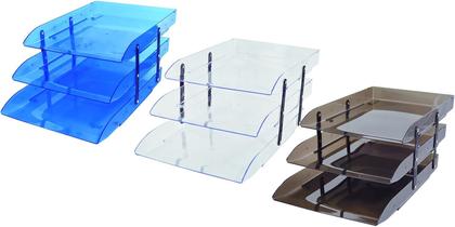 Imagem de Caixa Correspondência Articulável Bandejas Tripla Fume - Dello