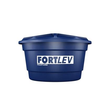 Imagem de Caixa D'Água em Polietileno com Tampa 500 Litros Azul - Fortlev