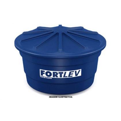 Imagem de Caixa D'Água em Polietileno com Tampa 500 Litros Azul - Fortlev