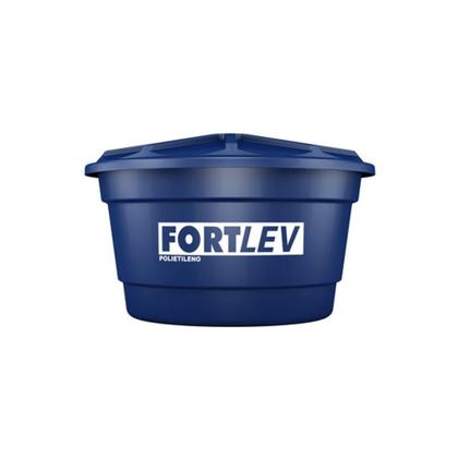 Imagem de Caixa D'Água em Polietileno com Tampa 500 Litros Azul - Fortlev