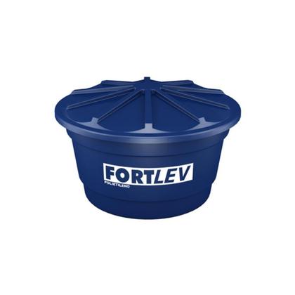 Imagem de Caixa D'Água em Polietileno com Tampa 500 Litros Azul - Fortlev