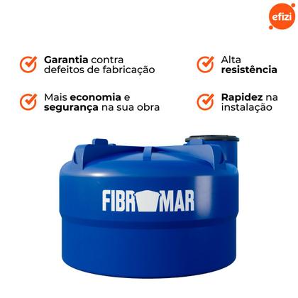 Imagem de Caixa d'Água Tanque 5.000L Azul Fibromar