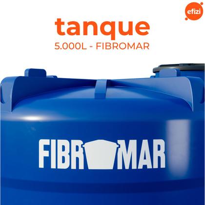 Imagem de Caixa d'Água Tanque 5.000L Azul Fibromar