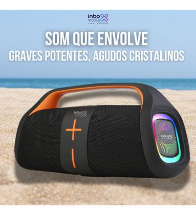 Imagem de Caixa D Som Bluetooth Portátil Subwoofer Potente Tws Estéreo