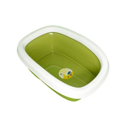 Caixa de Areia Com Bordas Super resistente Para Gatos Bandeja Sanitária Chalesco Imagem de Caixa de Areia Com Bordas Super resistente Para Gatos Bandeja Sanitária Chalesco