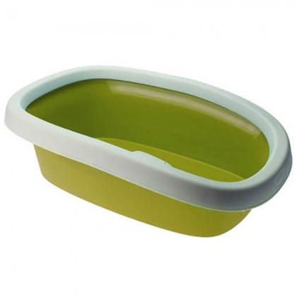 Caixa de Areia Com Bordas Super resistente Para Gatos Bandeja Sanitária Chalesco Imagem de Caixa de Areia Com Bordas Super resistente Para Gatos Bandeja Sanitária Chalesco