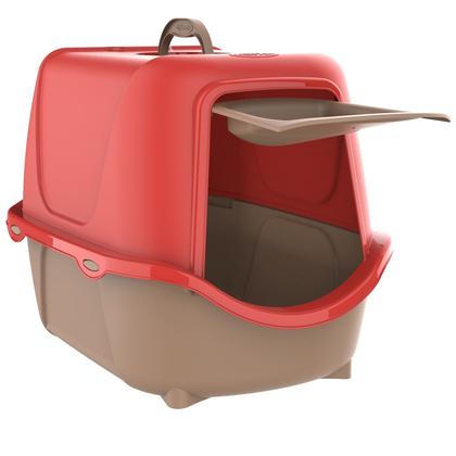 Imagem de Caixa de Areia Fechado Sanitario Plast Pet Wc Cat New Gold