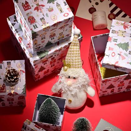 Imagem de Caixa de armazenamento PAPER FAIR Christmas Nesting, conjunto de 5 tamanhos