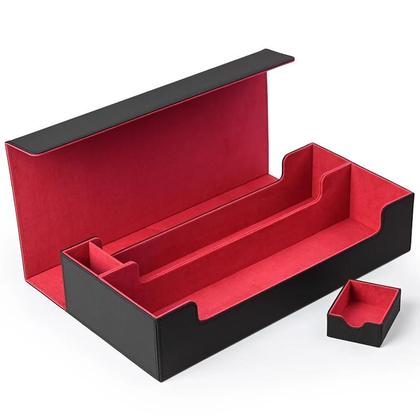 Imagem de Caixa De Armazenamento Para Cartas TCG Com 5 Decks, Capacidade Para 700+ Cartas Com Capa Única,