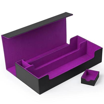 Imagem de Caixa De Armazenamento Para Cartas TCG Com 5 Decks, Capacidade Para 700+ Cartas Com Capa Única,
