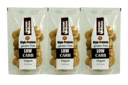 Imagem de Caixa de biscoito low carb vegano e sem glúten (11 unidades)