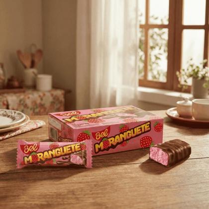 Imagem de Caixa de Bombom Moranguete 108g com 12 Unidades de 9g Bel Chocolates