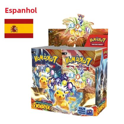 Imagem de Caixa De Booster Pokémon TCG Espanhol Scarlet & Violet Twilights Masquerade Evolving Skies 151