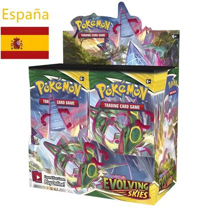 Imagem de Caixa De Booster Pokémon TCG Espanhol Scarlet & Violet Twilights Masquerade Evolving Skies 151