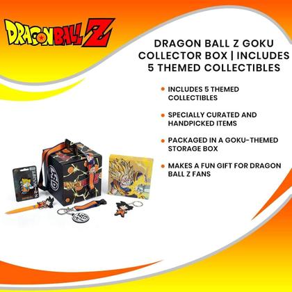 Caixa de colecionador JUST FUNKY Dragon Ball Z Goku 5 itens