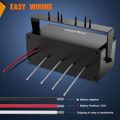 Imagem de Caixa de Comutação Nilight 4 Gangues 12V com Carregador USB PD e QC 3.0