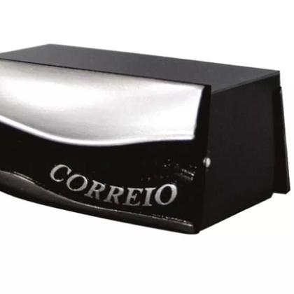 Imagem de Caixa De Correio Pequena Frente Aluminio Para Muro 20x25x12