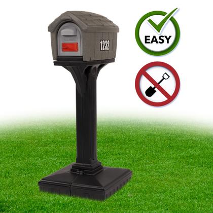 Imagem de Caixa de correio Simplay3 Dig-Free Easy Up Home Graystone/Black USA