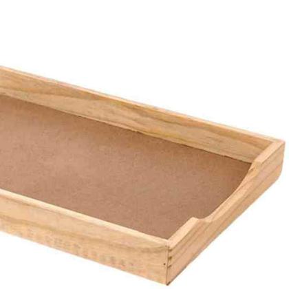 Imagem de Caixa de correspondência simples - madeira 