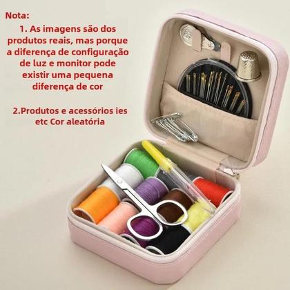 Imagem de Caixa de Costura Multifuncional para Casa - Kit de Ferramentas DIY para Costura