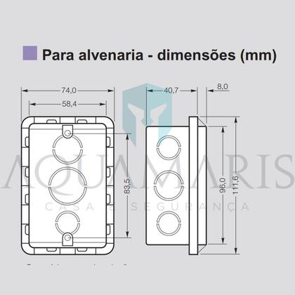 Imagem de Caixa De Embutir 4x2 Pial Legrand Preta 689044 Kit Com 32 Un