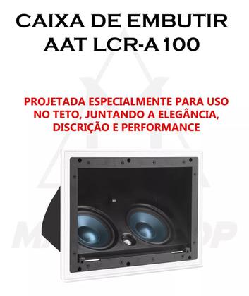 Imagem de Caixa De Embutir Gesso Aat Lcr A100 Home Theater 100w