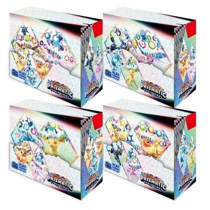 Imagem de Caixa De Exibição De Cartas Pokémon Prismatic Evolutions Surging Sparks Scarlet E Violet Com 151