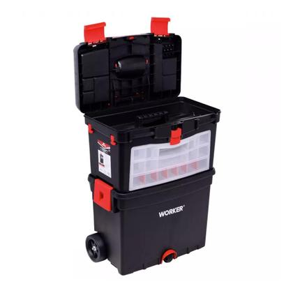 Imagem de Caixa de Ferramenta 24.1/2" com Rodas 5 Comp. 977578 Worker