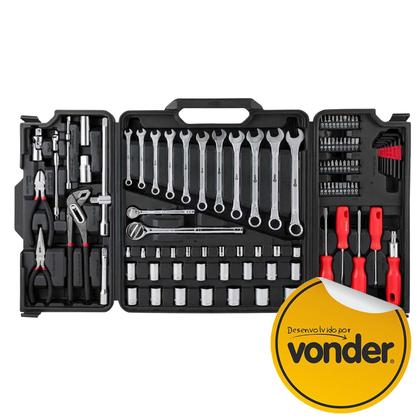 Imagem de Caixa De Ferramenta Completa 954/vonder 110 Pçs Profissional